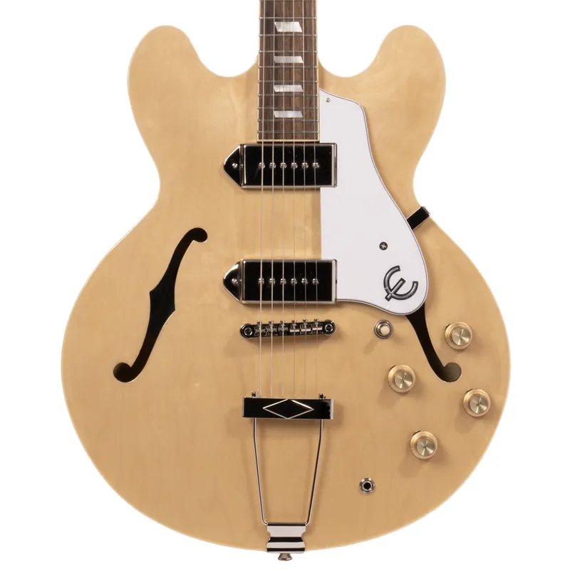 Best Price Epiphone Casino Archtop Electric Guitar, Natural w/ Premium Gig Bag