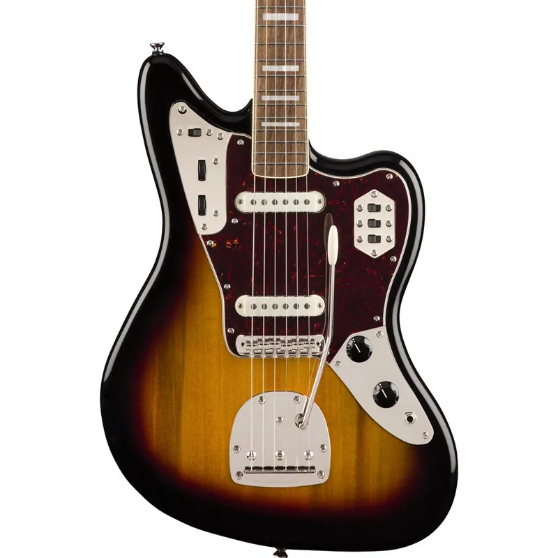 Deal Squier Classic Vibe '70s Jaguar Laurel, 3 Color Sunburst