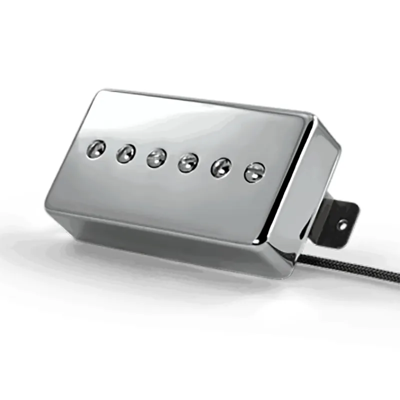 Markdown Fralin P90 Humbucker Set, Stock Output, Polished Nickel Cover