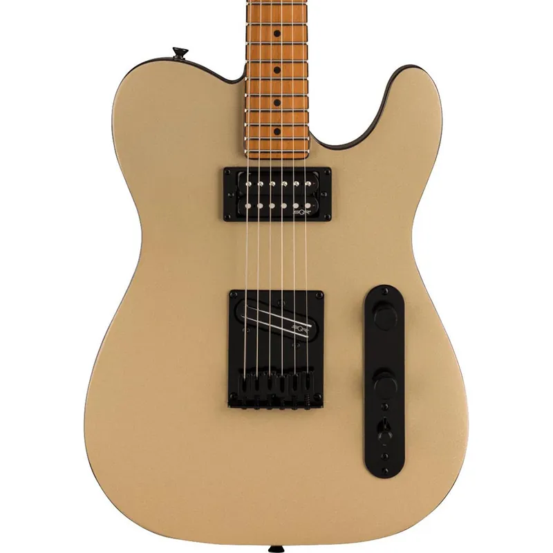 Bargain Squier Contemporary Telecaster RH Roasted Maple, Shoreline Gold